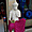 Statue habillée devant une boutique à Ubud