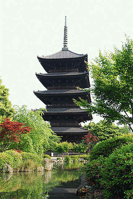 La Pagode à 5 étages du Temple Toji de Kyoto
