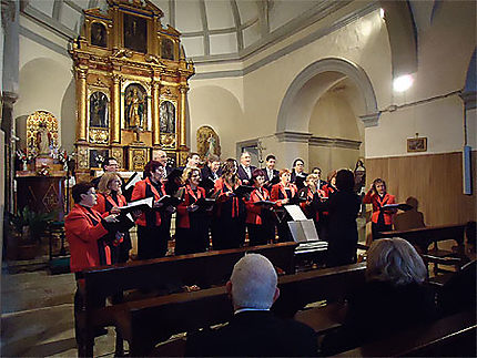 Chorus à l'église de Santa Eulalia de Gallego