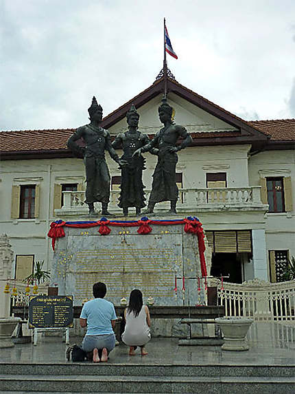 Chiang Mai, le monument aux trois rois