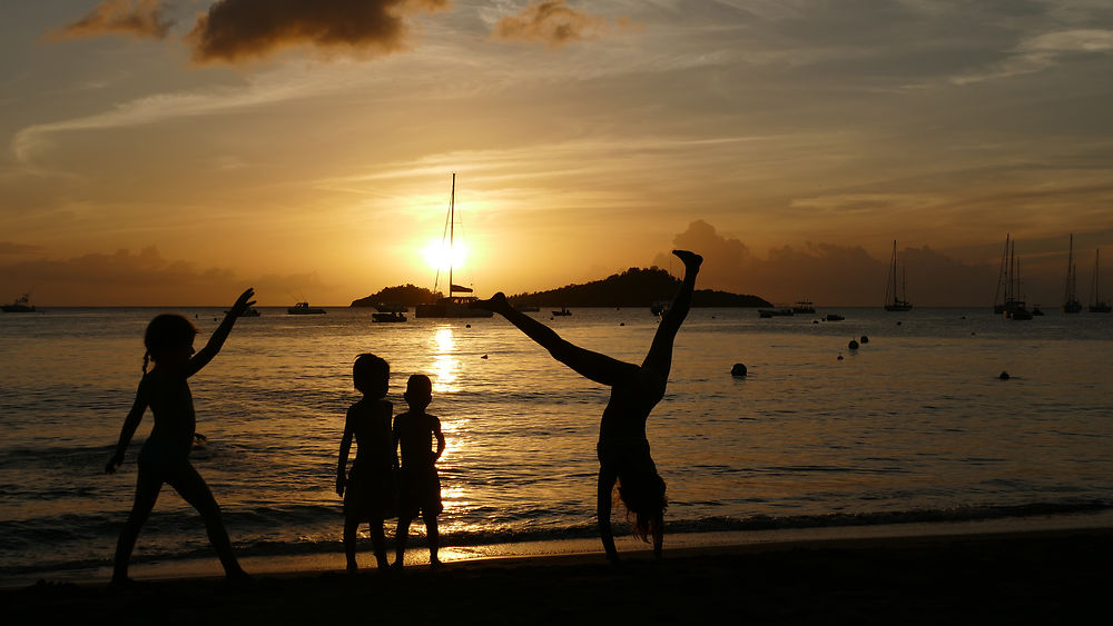 Coucher de soleil sur Malendure