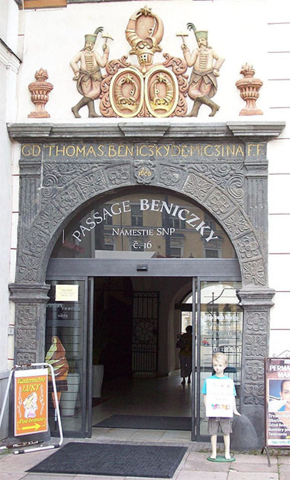 Porche de la Maison Beniczkého