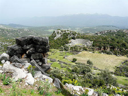 Théatre de Pinara Théatre de Pinara