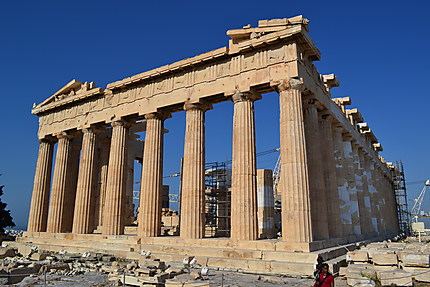 Le Parthénon en rénovation
