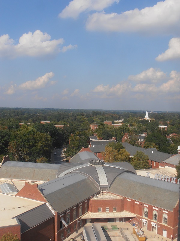 L'université de Greensboro vue d'en haut L'université de Greensboro vue d'en haut