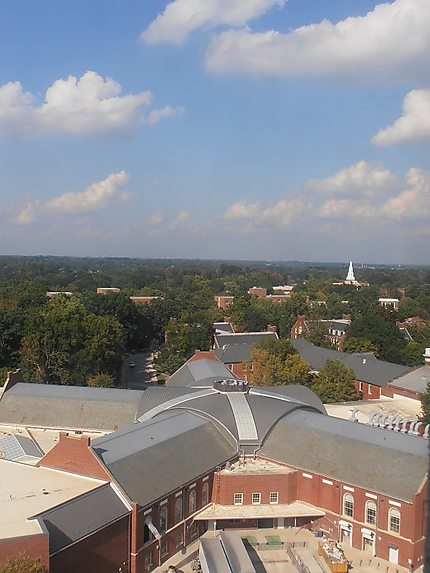 L'université de Greensboro vue d'en haut