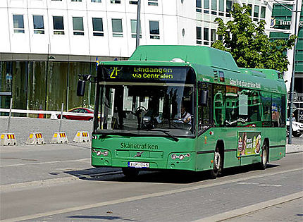 Un autobus au gaz à Malmö