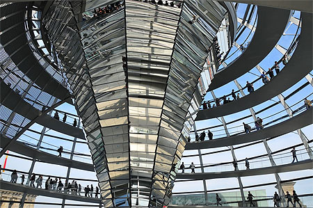 La coupole du Reichstag La coupole du Reichstag