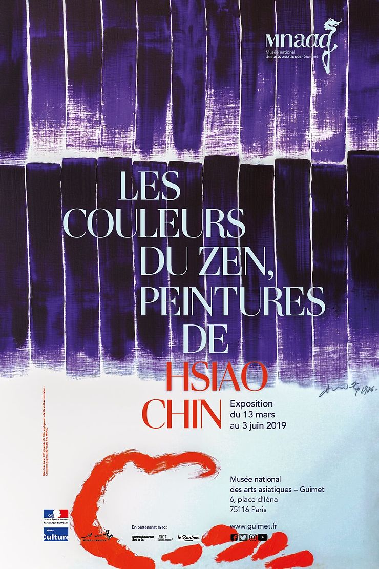 « Les couleurs du zen – Peintures de Hsiao Chin » au musée Guimet à Paris
