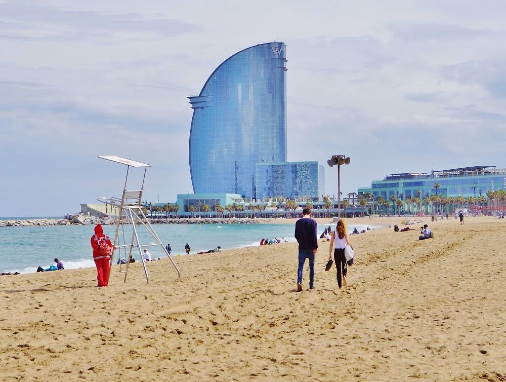 Plage de Barcelone