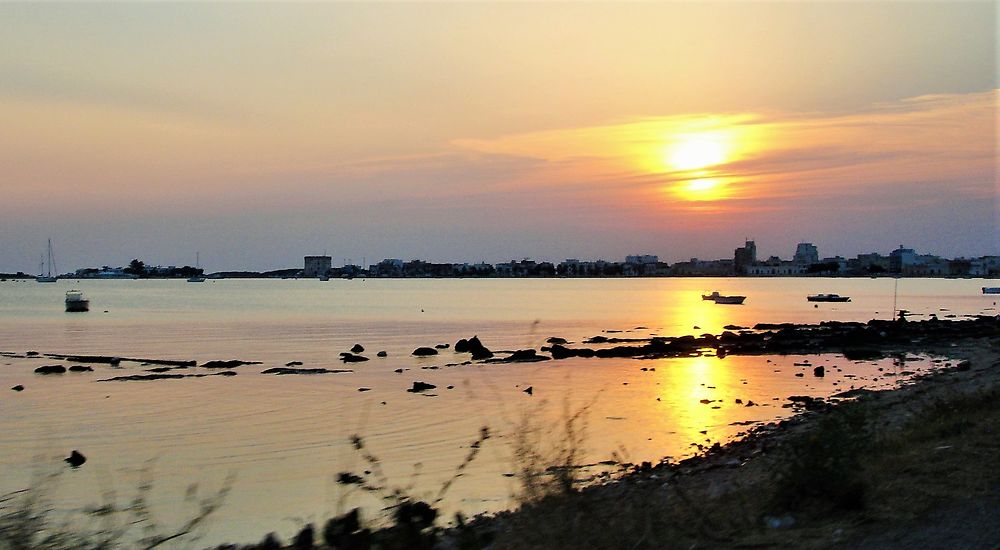 Couché de soleil sur Porto Cesareo