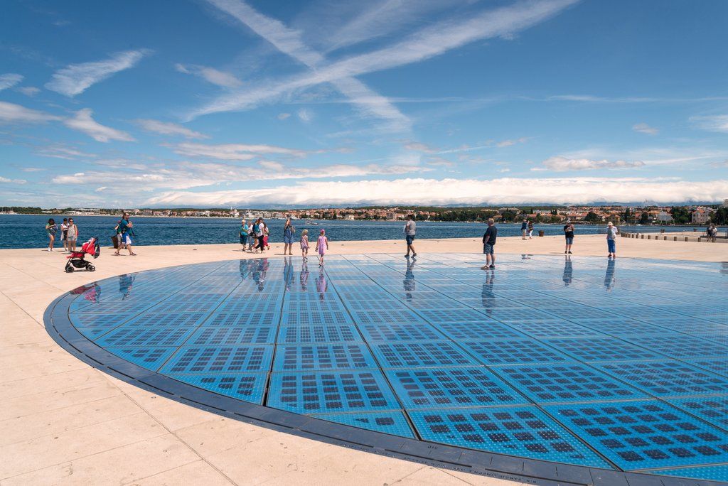Le Monument au Soleil à Zadar