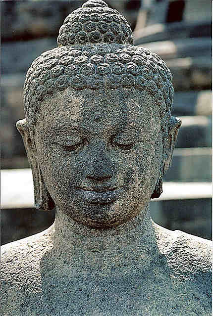 Bouddha à Borobudur