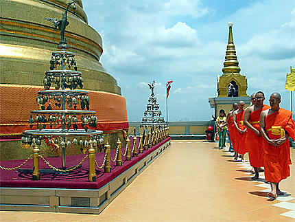 La montagne d'or à Bangkok