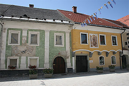 Anciennes demeures à Radovljica