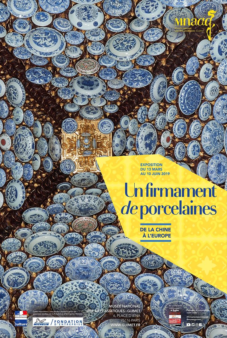 « Un firmament de porcelaines, de la Chine à l'Europe » au musée Guimet à Paris