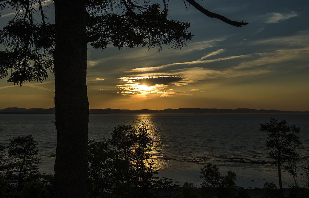 Coucher de soleil à Rivière-du-loup Québec