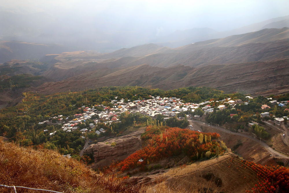 Vu de la citadelle d'Alamut