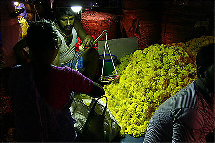 Marché aux fleurs - Chennai