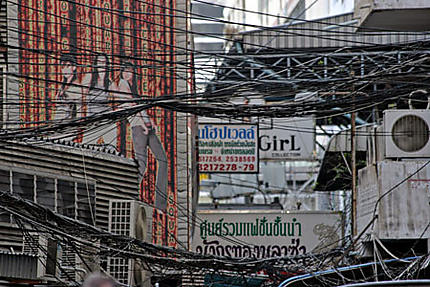 Les câbles de Bangkok