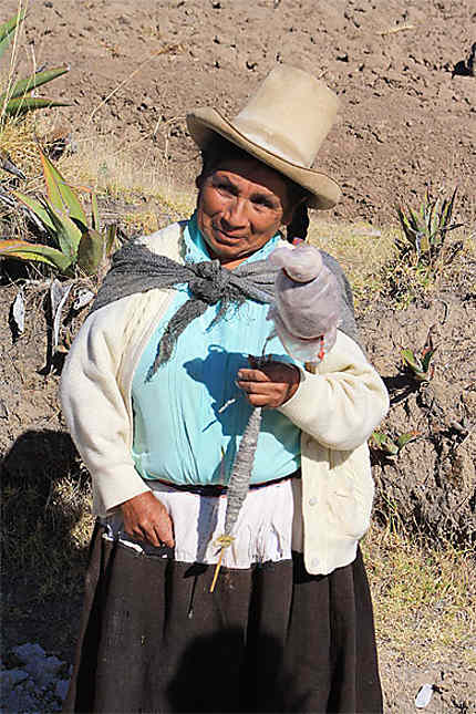 Grand-mère péruvienne 