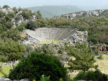 Théatre de Pinara Théatre de Pinara
