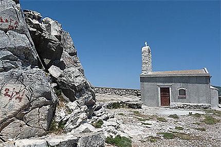 Au sommet du Fanari 2 eme sommet de naxos