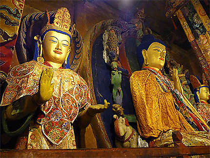 Monastère Nechung Tara - Bouddhas