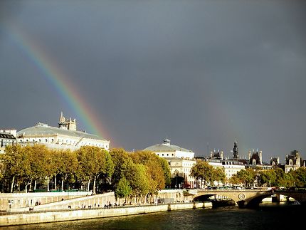 Un arc en ciel sur Paris 