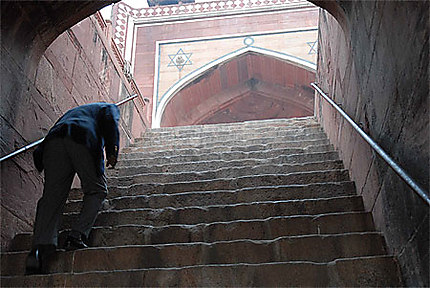 Escalier à Dehli