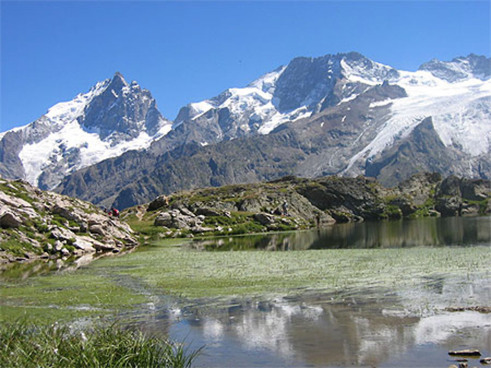 La Meije vue d'Emparis