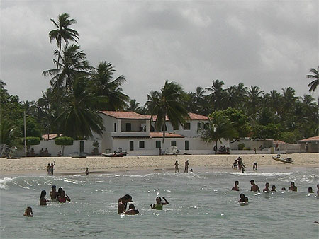 Vue sur la plage et la pousada Vue sur la plage et la pousada