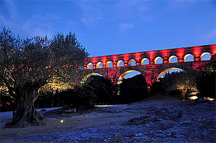 Illuminations du Pont du Gard