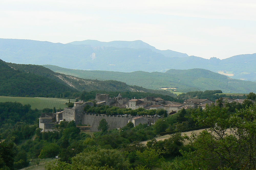 Le village médiéval de Beaufort sur Gervanne