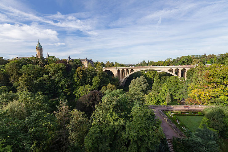 Parc municipal, vallée de la Pétrusse… des oasis de verdure en plein centre-ville