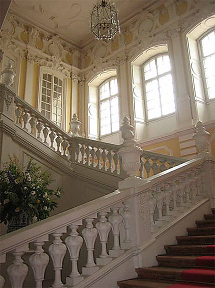 Escalier monumental au Palais de Rundale