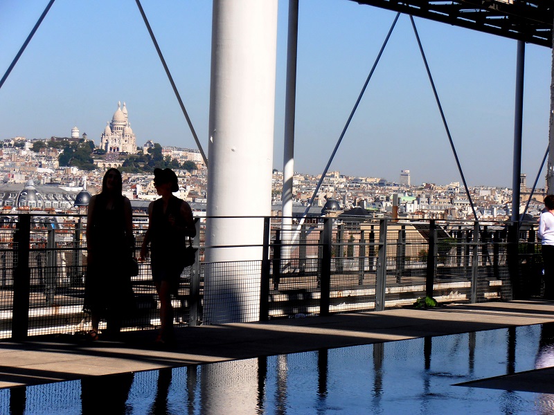 Vue depuis le centre Pompidou Vue depuis le centre Pompidou