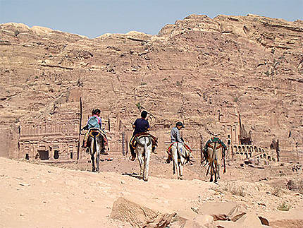 Les habitants de Petra