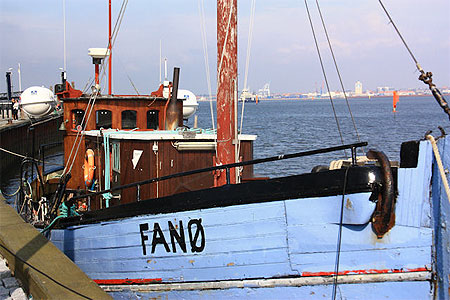Bateau sur l'Ile de Fano Bateau sur l'Ile de Fano
