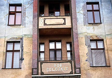 Un immeuble coloré à Kreuzberg