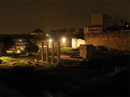 Agora Romaine Vue de Nuit Agora Romaine Vue de Nuit