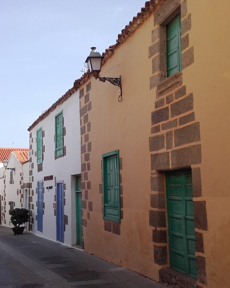 Une rue de Aguimes, Canaries Une rue de Aguimes, Canaries