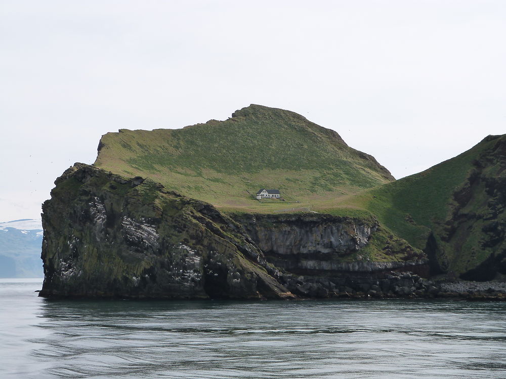 Sur le ferry pour l'île de Heimaey