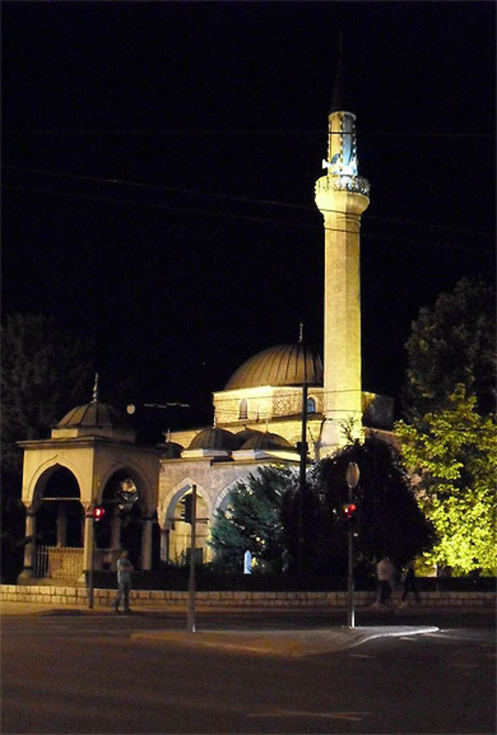 Mosquée Alipašina de nuit