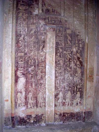 Fresques et Hiéroglyphes de Saquarah