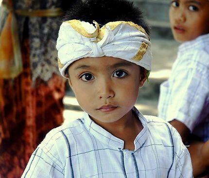 Portrait d'un petit Balinais