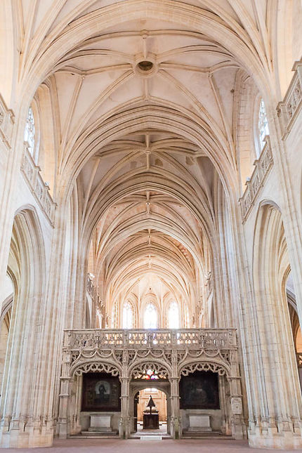 Monastère de Brou, magnifiques jubé et voûtes