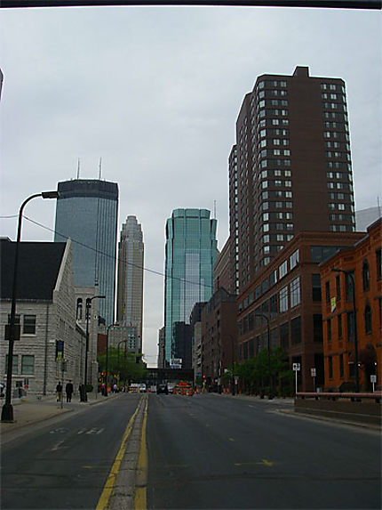 Une rue de Minneapolis