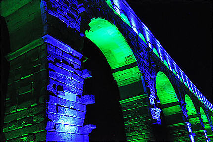 Illuminations du Pont du Gard