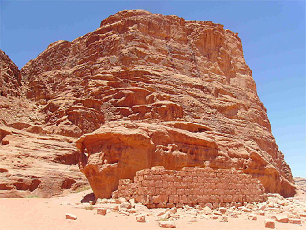 Les ruines de la maison de Lawrence d'Arabie